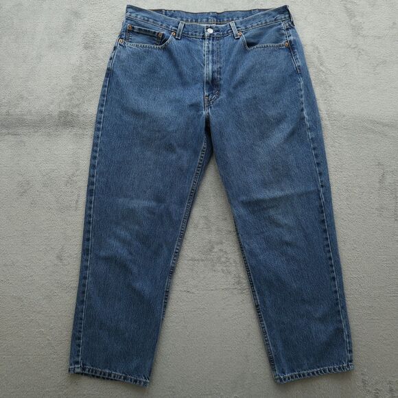 Levi's 550 Jeans Mens Size 38x30 Blue Relaxed Tapered 100% Cotton Denim - Picture 1 of 16